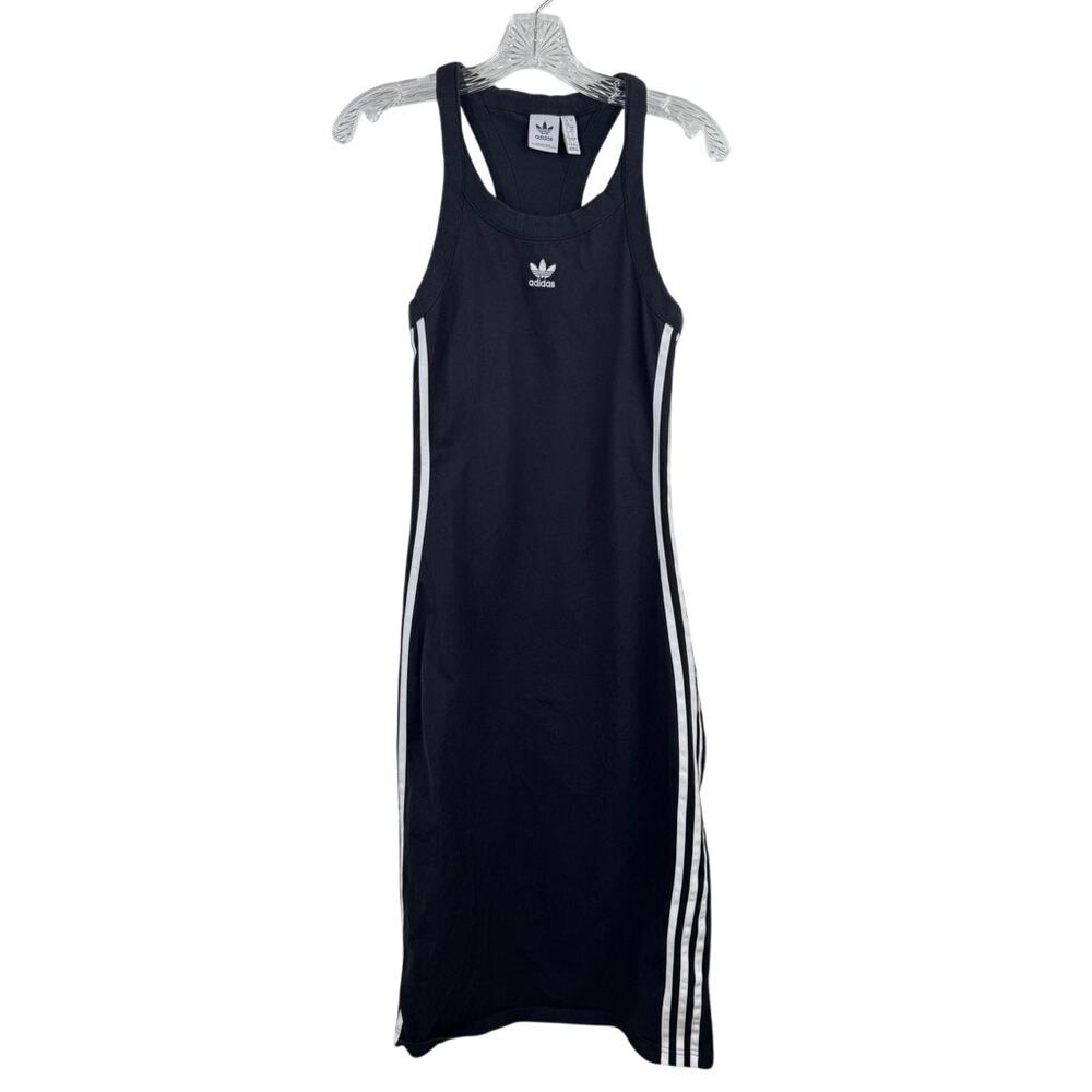 Adidas Adicolor 3-Stripe Long Tank Dress Size Small